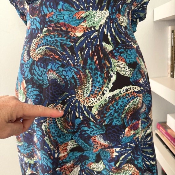 SALONI Midnight Mazarine Fleur Dress size 2 - Picture 13 of 14